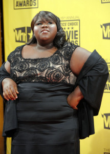 Gabourey Gabby Sidibe arrives at the 15th annual Critics Choice Movie Awards held at the Hollywood Palladium on January 15th 2010 in California 2