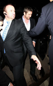 Gerard Butler arrives at the Critics Choice Awards afterparty at the Buffalo Club on January 16th 2010 in Santa Monica California 1