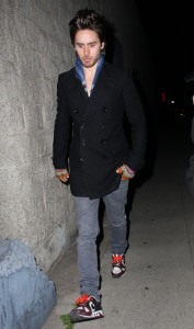 Jared Leto arrives at the Critics Choice Awards afterparty at the Buffalo Club on January 16th 2010 in Santa Monica California 3