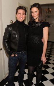 Tom Cruise and Katie Holmes spotted arriving at a Golden Globes pre party on January 15th 2010 at Chateau Marmont in Los Angeles 2