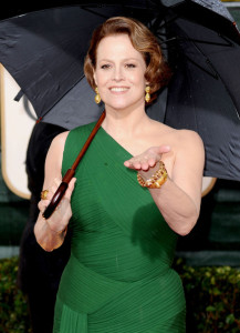 Sigourney Weaver arrives at the 67th Annual Golden Globe Awards held at The Beverly Hilton Hotel on January 17th 2010 in California 3