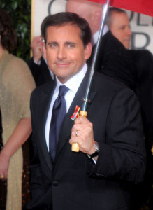 Steve Carell arrives at the 67th Annual Golden Globe Awards held at The Beverly Hilton Hotel on January 17th 2010 in California