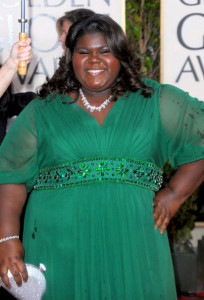 Gabourey Sidibe arrives at the 67th Annual Golden Globe Awards held at The Beverly Hilton Hotel on January 17th 2010 in California