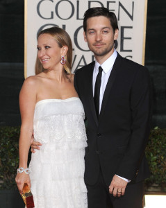 Jennifer Meyer and Tobey Macguire photo at the 67th Annual Golden Globe Award at The Beverly Hilton Hotel on January 17th 2010 in California