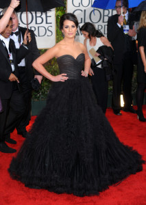 Lea Michele attends the 67th Annual Golden Globe Awards held at The Beverly Hilton Hotel on January 17th 2010 in California