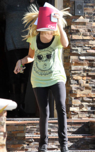 Ashley Tisdale picture while visiting a friend on January 5th 2010 in Los Angeles 3