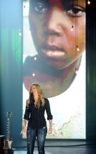 Shakira photo while performing on stage at the Hope for Haiti telethon in on January 22nd New York City 4