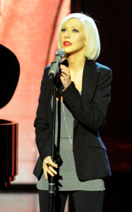 Christina Aguilera performs for the Hope For Haiti Now held at CBS Television City January 22nd 2010 in Los Angeles