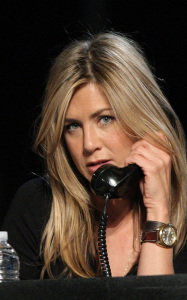 Jennifer Aniston participates in the Hope For Haiti Now telethon  held at CBS Television City January 22nd 2010 in Los Angeles