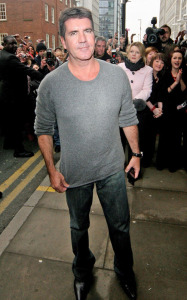 Simon Cowell spotted arriving to the Britains Got Talent auditions on January 21st 2010 in Mancheste London 3