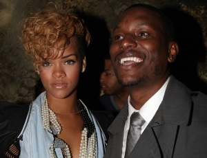 Rihanna attends Tyrese Gibsons Birthday Party on January 10th 2010 at the My House Nightclub in Los Angeles 2