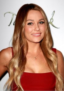 Lauren Conrad spotted wearing a glam red dress on January 22nd 2010 while she arrives at Bank Nightclub 4