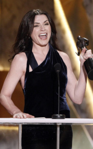 Julianna Margulies onstage during the 16th Annual Screen Actors Guild Awards held at the Shrine Auditorium on January 23rd 2010 in Los Angele