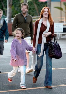 Marcia Cross and her family spotted on January 24th 2010 shopping at Fred Segal in Santa Monica 10