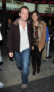 Maggie Gyllenhaal and Peter Sarsgaard attend a fundraising concert by Radiohead for Oxfam Americas Haiti Relief fund on January 24th 2010 at The Music Box Theatre at The Fonda 2