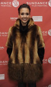 Jessica Alba attends the screening of The Killer Inside Me during the Sundance Film Festival on January 24th 2010 at Eccles Center Theatre 3