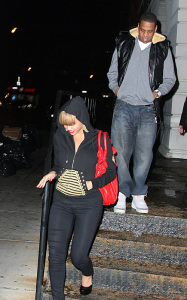 Beyonce Knowles and her husband Jay Z seen together at Nobu restaurant on January 25th 2010 in New York City 3