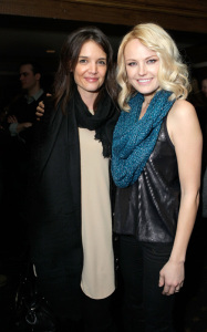 Katie Holmes spotted at the dinner held at Stein Erickson Lodge on January 26th 2010 together with Malin Akerman during the Sundance Film Festival in Park City Utah