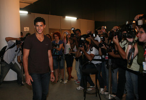 Jesus Luz backstage at Ellus fashion show on January 19th 2010 during Sao Paulo Fashion Week 3