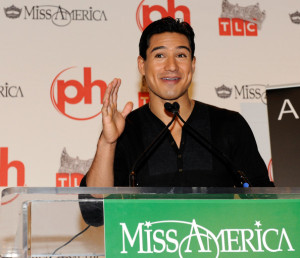 Mario Lopez speaks during a news conference for the 2010 Miss America Pageant at the Planet Hollywood Resort and Casino January 29th 2010 in Las Vegas Nevada 1