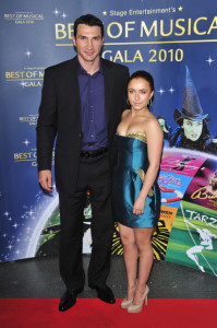 Wladimir Klitschko and Hayden Panettiere attend the Best of Musical Gala 2010 at the Color Line Arena on January 30th 2009 in Hamburg Germany 8