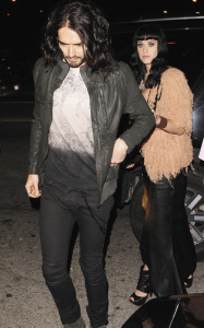 Katy Perry and Russell Brand were spotted on January 29th 2010 leaving a pre Grammy party in Los Angeles 4