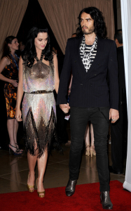 Katy Perry with Russell Brand at the 52nd Annual GRAMMY Awards Salute To Icons Honoring Doug Morris held at The Beverly Hilton Hotel on January 30th 2010 in Beverly Hills 2