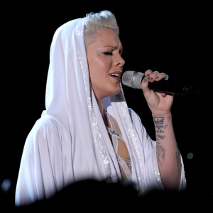 Pink performs onstage during the 52nd Annual GRAMMY Awards held at Staples Center on January 31st 2010 in Los Angeles California 6