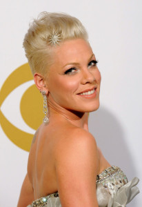 Pink in the press room during the 52nd Annual GRAMMY Awards held at Staples Center on January 31st 2010 5