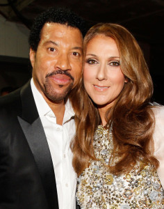 Celine Dion with Lionel Richie backstage during the 52nd Annual GRAMMY Awards held at Staples Center on January 31st 2010 in Los Angeles California 2