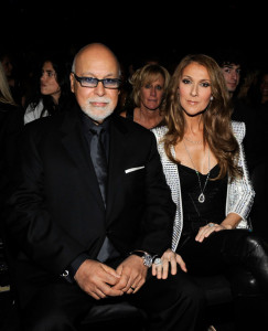 Celine Dion and her husband Rene Angelil in the audience during the 52nd Annual GRAMMY Awards held at Staples Center on January 31st 2010 in Los Angeles California 1