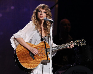 Taylor Swift performs onstage during the 52nd Annual GRAMMY Awards held at Staples Center on January 31st 2010 in Los Angeles California 2