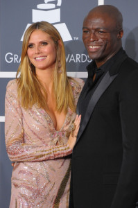 Heidi Klum and her husband Seal arrive at the 52nd Annual GRAMMY Awards held at Staples Center on January 31st 2010 in Los Angeles California 2