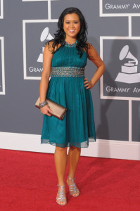 Kathryn Le arrives at the 52nd Annual GRAMMY Awards held at Staples Center on January 31st 2010 in Los Angeles California