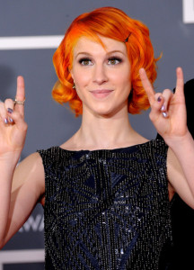 Hayley Williams arrives at the 52nd Annual GRAMMY Awards held at Staples Center on January 31st 2010 in Los Angeles California