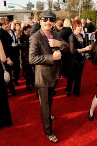 Carlos Santana arrives at the 52nd Annual GRAMMY Awards held at Staples Center on January 31st 2010 in Los Angeles California