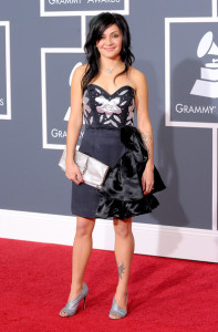 Lacey Mosley arrives at the 52nd Annual GRAMMY Awards held at Staples Center on January 31st 2010 in Los Angeles California