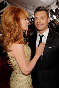 Ryan Seacrest and Kathy Griffin at the 52nd Annual GRAMMY Awards held at Staples Center on January 31st 2010 in Los Angeles California