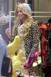 Paris Hilton spotted on Feruary 4th 2010 as she films a commercial for the Israeli National Lottery 3