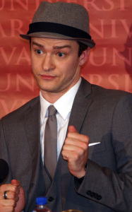 Justin Timebrlake at his Hasty Pudding Man of the Year award event on February 5th 2010 in Cambridge Massachusetts 5