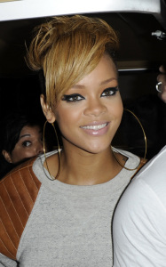 Rihanna seen backstage at the Pepsi Super Bowl Fan Jam Concert on February 4th 2010 in Miami Florida 6