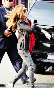 Celine Dion spotted arriving at Jim Henson Studios to record We Are the World on February 1st 2010 in Hollywood 2