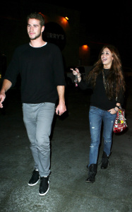 Miley Cyrus spotted with her boyfriend  Liam Hemsworth on February 2nd 2010 in Studio City 1