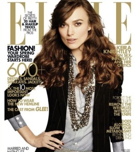 Keira Knightley cover photoshoot of Elle magazine for March 2010 issue 1