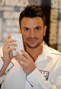 Peter Andre spotted promoting his new fragrance Unconditional in Selfridges at the Trafford Centre on February 6th 2010 in Manchester England 5