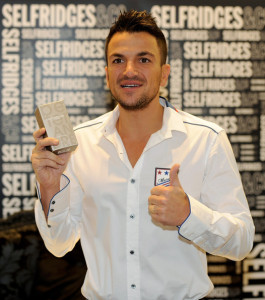 Peter Andre spotted promoting his new fragrance Unconditional in Selfridges at the Trafford Centre on February 6th 2010 in Manchester England 6