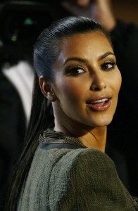 Kim Kardashian picture during the Super Bowl XLIV on February 7th 2010 at the Sun Life Stadium in Miami Gardens, Florida