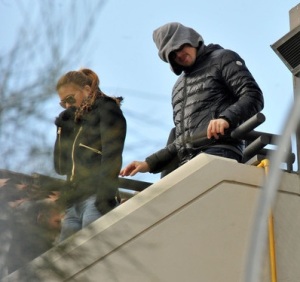 Leonardo DiCaprio and Bar Refaeli seen together on February 7th 2010 while visiting the historical ruins of Pompeii 3