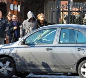 Leonardo DiCaprio and Bar Refaeli seen together on February 7th 2010 while visiting the historical ruins of Pompeii 1