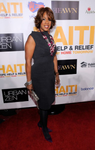 Gayle King attends the Hope Help and Relief Haiti A Night Of Humanity event held on February 8th 2010 at Urban Zen in New York City 1